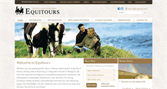 Desktop Screenshot of equitours.com