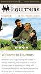 Mobile Screenshot of equitours.com